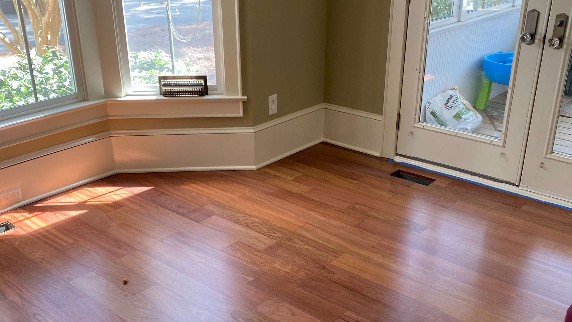 residential property interiors with vinyl flooring installed raleigh nc